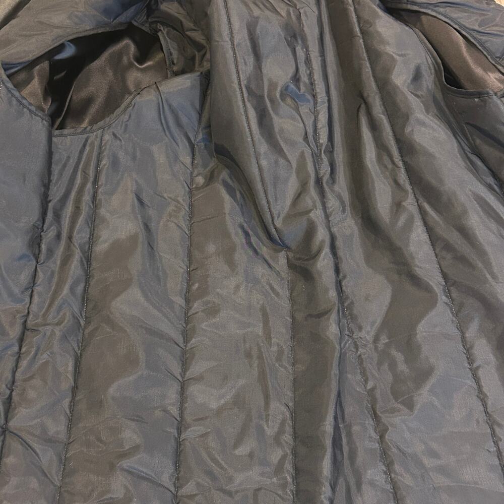 Vintage Reed Sportswear Black Leather Men’s Coat size XL - Picture 9 of 10